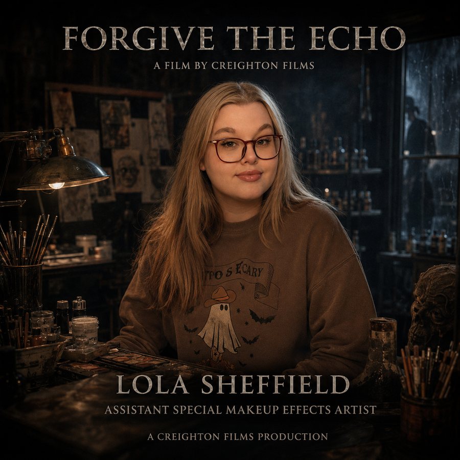 Lola Sheffield, Assistant Special Makeup Effects Artist